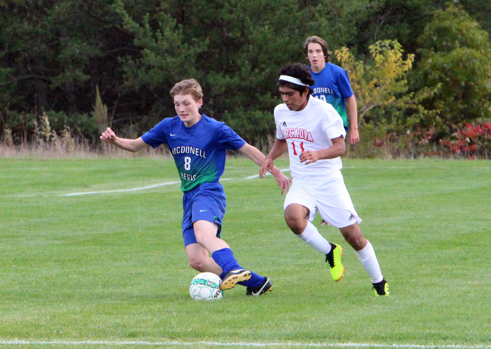 Arcadia at McDonell/Regis boys soccer 10-04-18